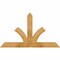 Ekena Millwork Richland Rough Sawn Timber Gable Bracket, Western Red Cedar, 48"W x 28"H x 4"D x 4"F, 14/12 Pitch GBW048X28X0404RIC00RWR - alternate 1